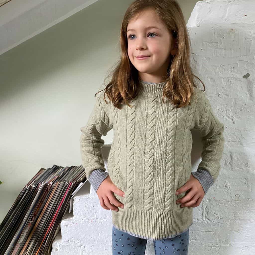 Girls shop wool jumper